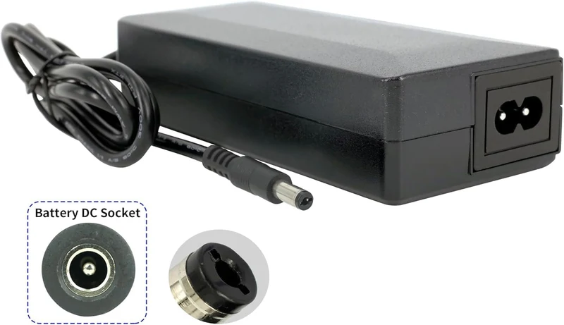 PowerSmart® 2A 42V Ladegerät Netzteil für 36V Akkus von AVE BBF, Lidl, Lombardo, Viking, Victoria, P