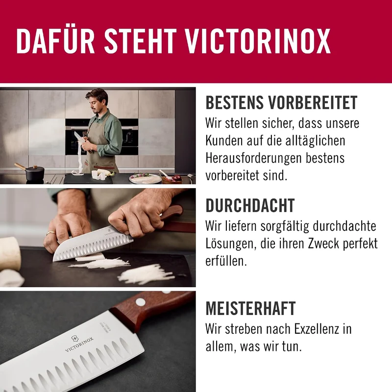 Victorinox Fibrox Kochmesser, Kleines Universalmesser für Obst und Gemüse, 12 cm, Gerade Klinge, Sch