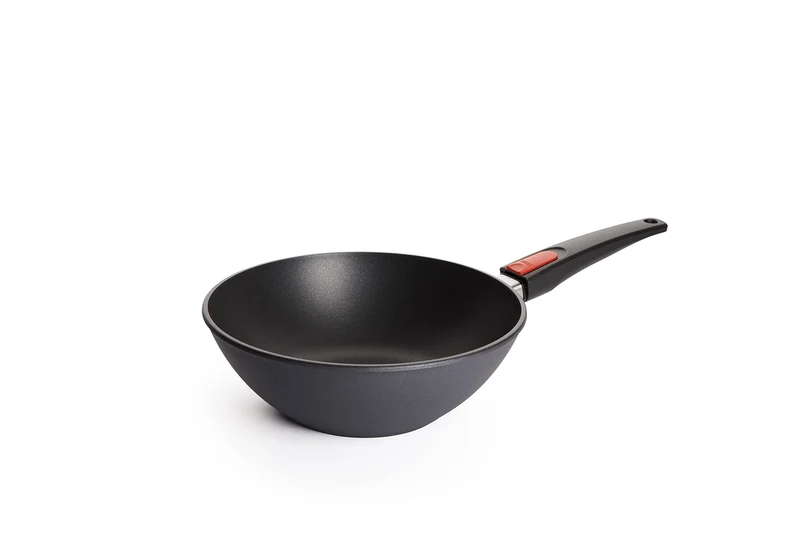 Woll Diamond Lite Wok- und Rührpfanne, Ø 26 cm, 9 cm hoch, mit abnehmbaren Stiel - Geeignet für Cera