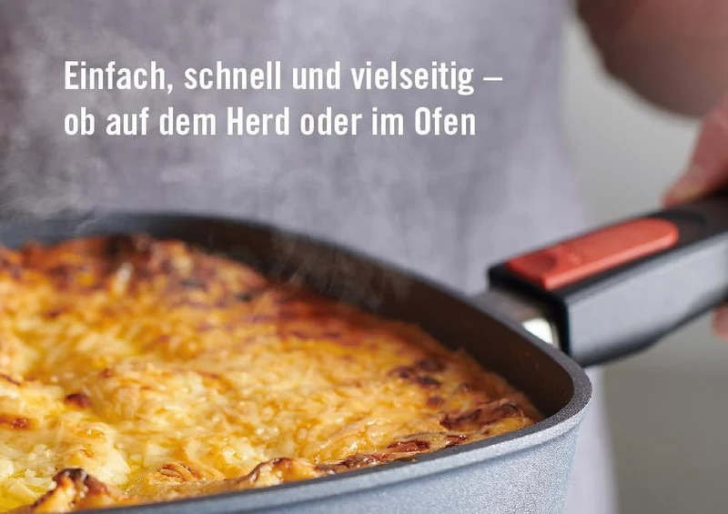 Woll Diamond Lite Wok- und Rührpfanne, Ø 26 cm, 9 cm hoch, mit abnehmbaren Stiel - Geeignet für Cera