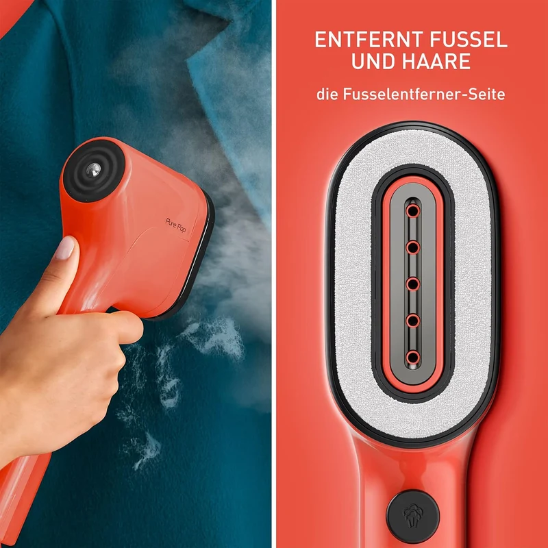 Tefal DT2022 Pure Pop Dampfbürste | 1300 W | 70 ml Wassertank | entfernt bis zu 99,99% der Viren/Bak