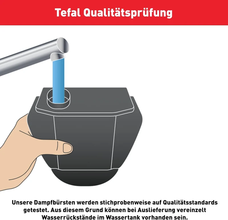 Tefal DT2022 Pure Pop Dampfbürste | 1300 W | 70 ml Wassertank | entfernt bis zu 99,99% der Viren/Bak