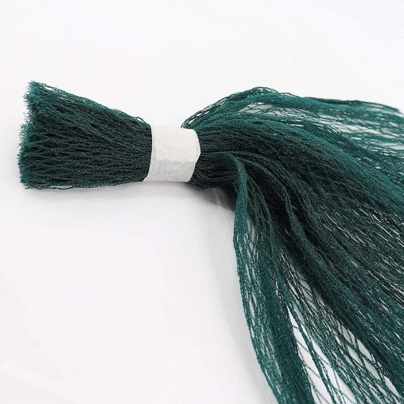 Aquagart® Teichnetz, 27m x 10m, dunkelgrün, beonders engmaschig: Maschenweite 12mm x 12mm, Laubnetz,