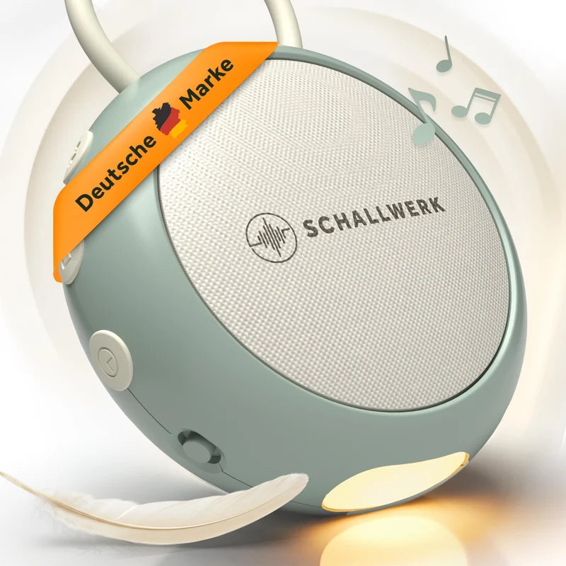 Schallwerk® White Noise Machine Baby – Einschlafhilfe für Babys & Erwachsene mit weissem Rauschen, N