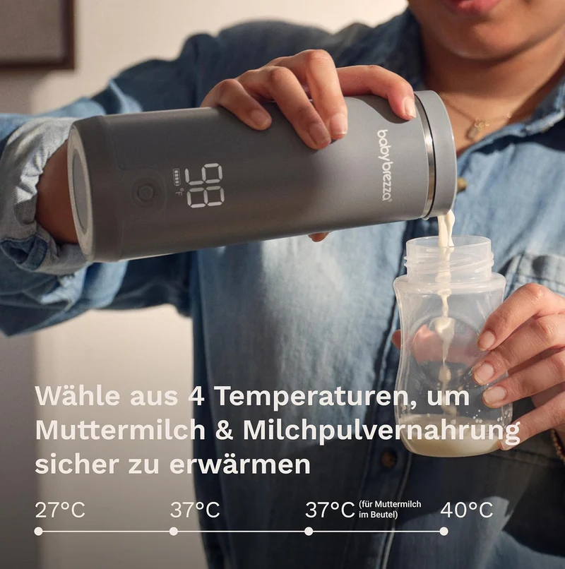 Baby Brezza tragbarer Muttermilch- und Wasserwärmer für unterwegs
