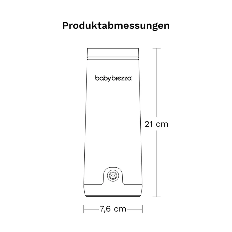 Baby Brezza tragbarer Muttermilch- und Wasserwärmer für unterwegs