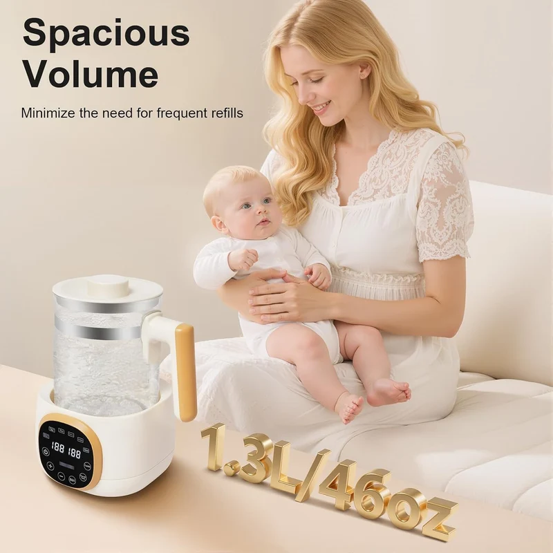 Flaschenzubereiter Flaschenwärmer Baby Wasserkocher 1,3L 72h Warmhalten