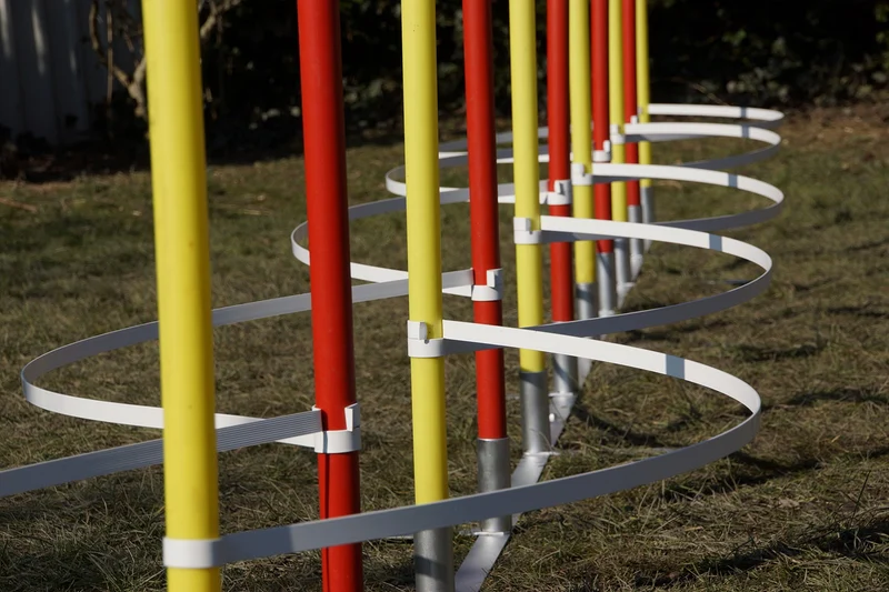 Generisch Agility-SLALOMBÖGEN/TRAININGSBÖGEN FÜR SLALOMSTANGEN-Durchmesser 24mm - 29mm, OHNE STANGEN