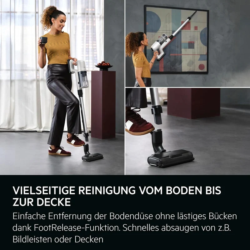 AEG Serie 6000 Akku-Staubsauger / Kabellos / Alle Böden / bis zu 99% Staubaufnahme / bis zu 50 min L