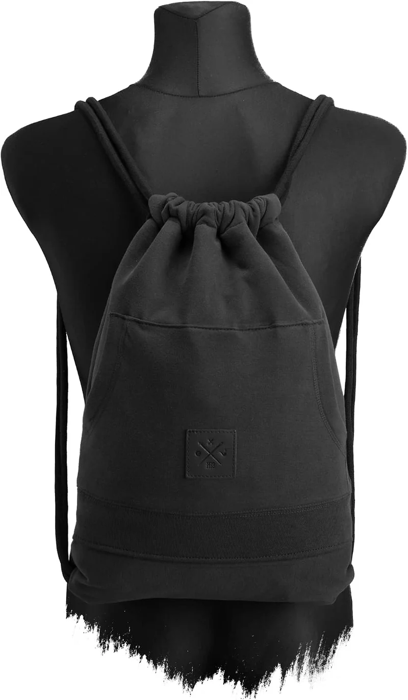 Manufaktur13 Hoodie Sports Bag - Gym Bag mit Pullover Bauchtasche, Turnbeutel (Eingriff), Sportbeute