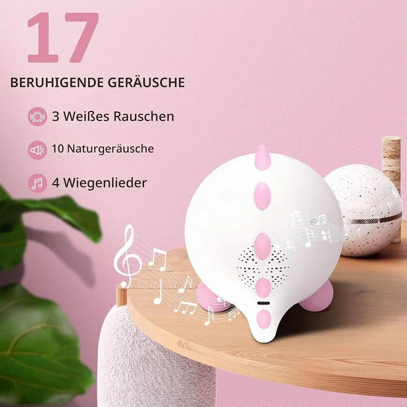 H-chin Kinderwecker, Kinderschlaftrainer mit Nachtlichtern, Soundmaschine, Wecker mit Weckzeit für K