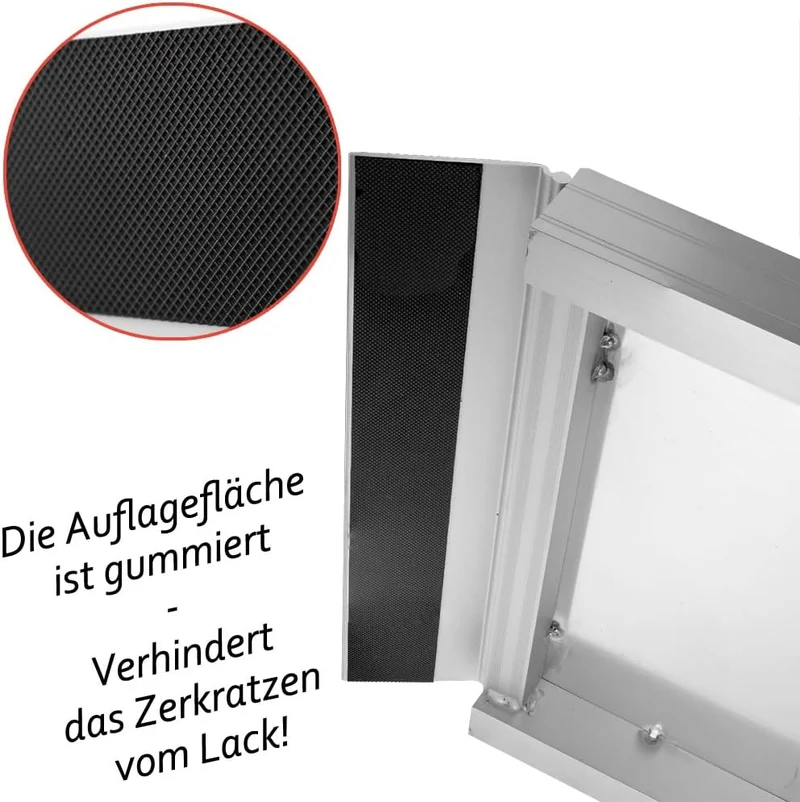 Hunderampe Hundetreppe Auto Kofferraum Treppen Rampe Einstiegshilfe für Hunde Klappbar Aluminium Aus