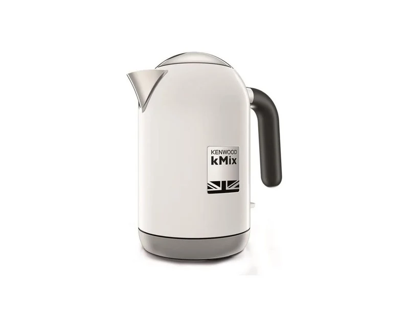 Kenwood ZJX650BK Wasserkocher kMix 2200 Watt, Metall, 1 Liter, weiss, 21,5x13,2x22,9