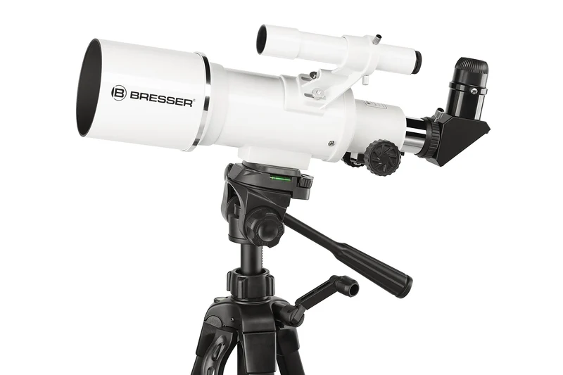 Bresser Refraktor Teleskop Classic 70/350 Starterpaket mit Aluminiumstativ und umfangreichen Zubehör