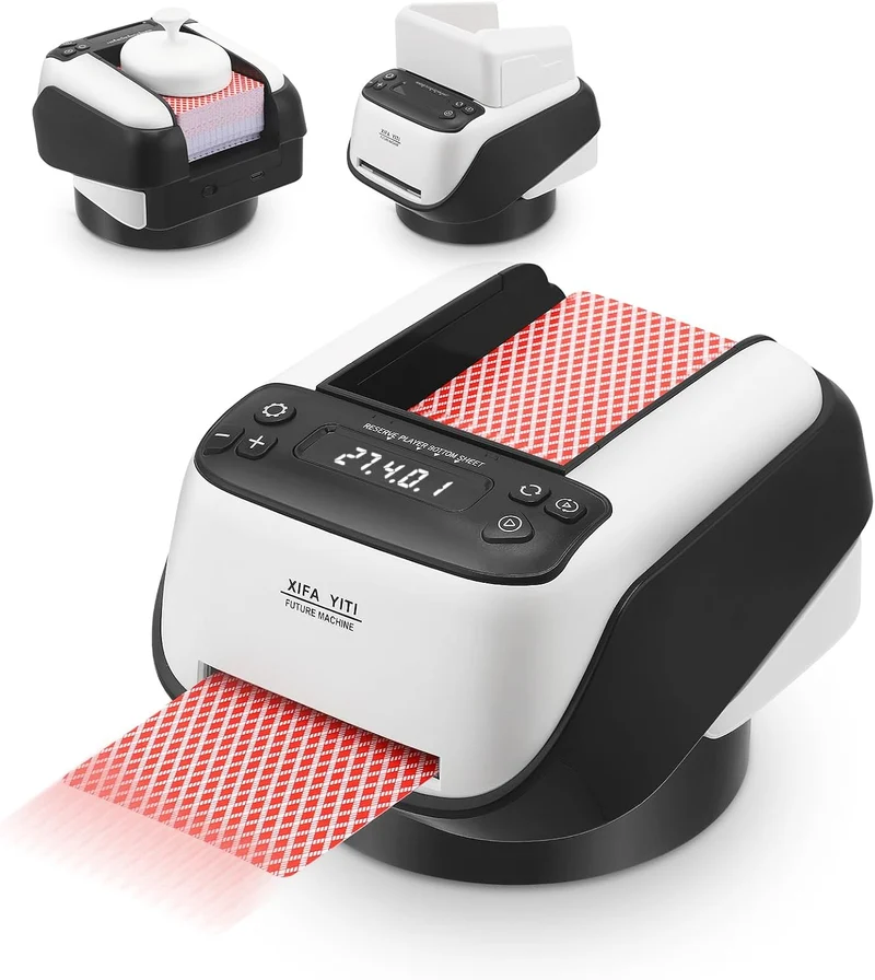 Automatische Kartensender, 360° Drehung für 1–4 Decks, 2 bis 8 Spieler, mit 1 x Kartenpresse, 2 x Ka
