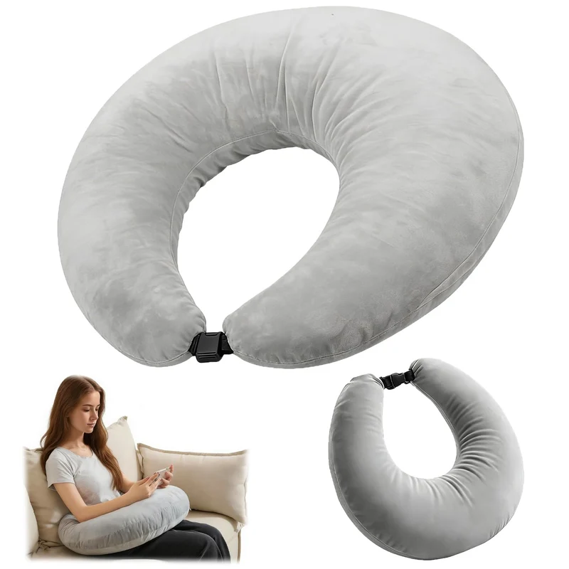 Strickkissen zur Unterstützung, Häkelkissen Stützkissen, Ergonomisches Gaming Kissen, Reading Pillow