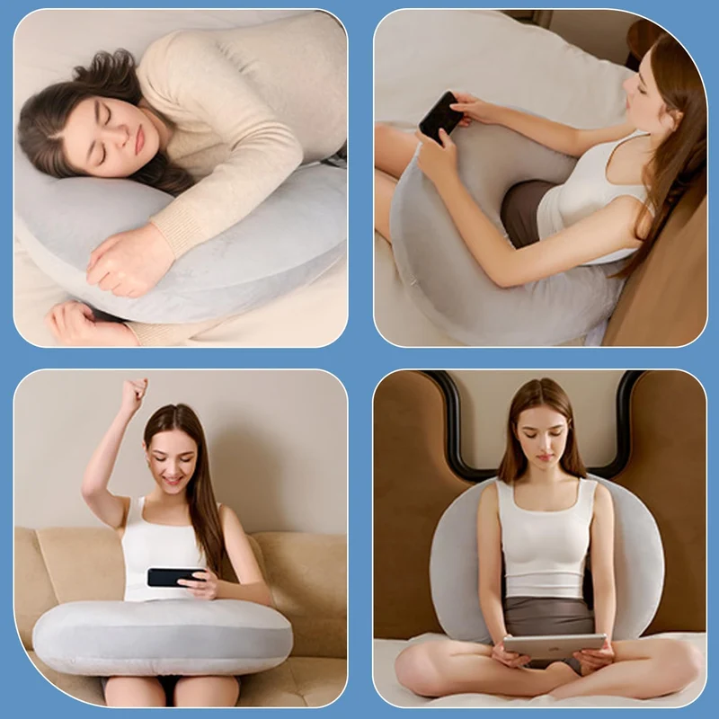 Strickkissen zur Unterstützung, Häkelkissen Stützkissen, Ergonomisches Gaming Kissen, Reading Pillow