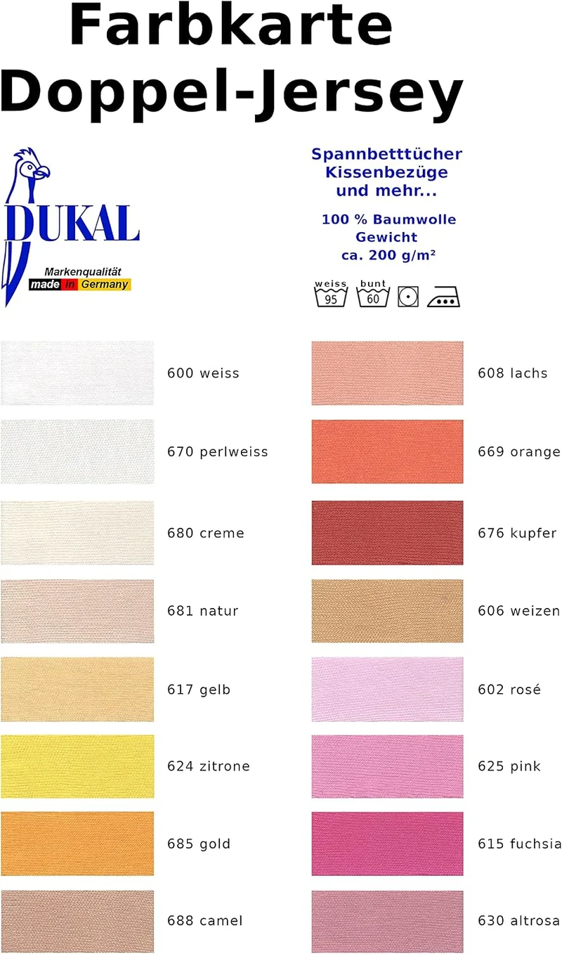 Dukal | Bumerangkissen/Lesekissen + Bezug aus hochwertigem DOPPEL-Jersey (100% Baumwolle) | Farbe: M