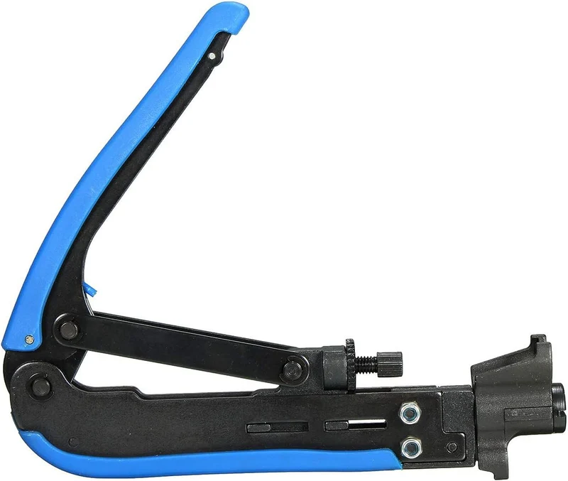 Koaxialkabel Crimpzange Set für RG6/RG59 mit 20 F-Steckern Crimpzange Set RG6/RG59, Crimpzange Set R
