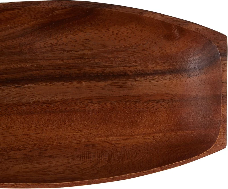 Premier Housewares Kora Servierplatte, Akazienholz, längliche 5 x 30 x 15 cm Oval, 5 x 30 x 15 cm Ov