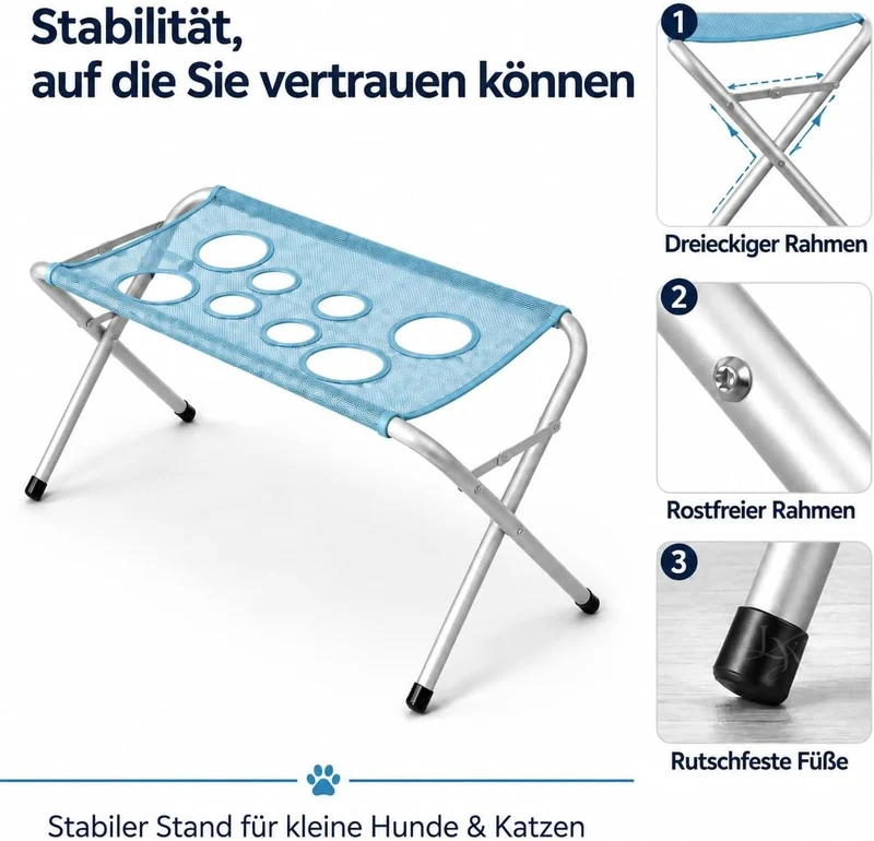 Generisch Duschhilfe Für Hunde Hundewaschtisch Duschgestell Hundebadewanne 02 Khaki Einheitsgrösse,