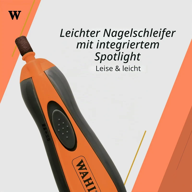 Wahl Nagelfeile für Haustiere, leise und leicht Orange, Orange