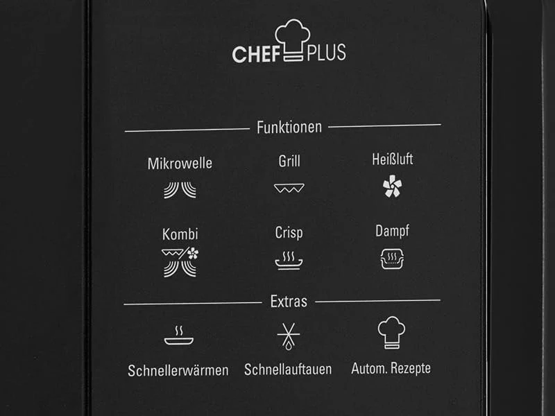 Bauknecht MW 49 BL Freistehender Mikrowellen Backofen/Mikrowelle 800 Watt/Quarz-Grill 900 Watt/Heiss