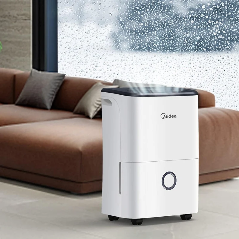Midea Luftentfeuchter, 20L/24h, Raumgrösse ca.100m³(40m²), DF-20DEN7-WF, APP-fähig, 24H Timer, Wasse
