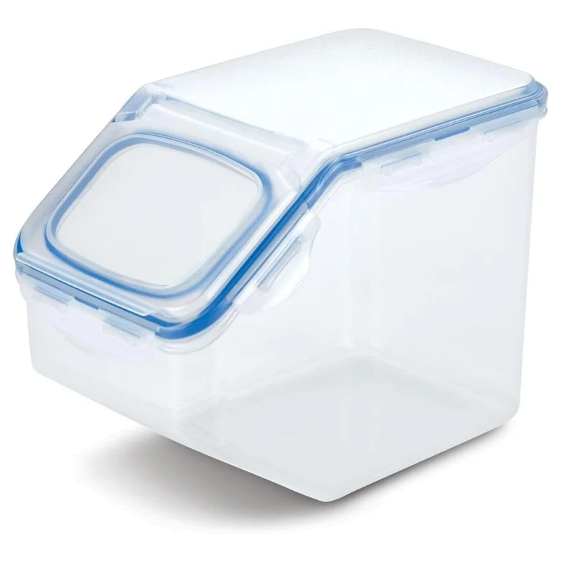 LocknLock PP Classic Küchen Caddy mit Klappdeckel | 5L | 25,7 x 15,7 x 19,1 cm | Vorratsdose Schüttd