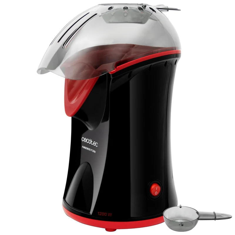 Cecotec Popcorn-Maschine mit Konvektion Fun&Taste Pop Corn. Popcorn-Maschine mit 1200W, abnehmbarem