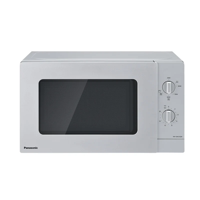 Panasonic NN-GM23QMEPG 20L Grill-Mikrowelle mit Drehteller und Grillrost, 800 W, 1000 W Grill, Aufta