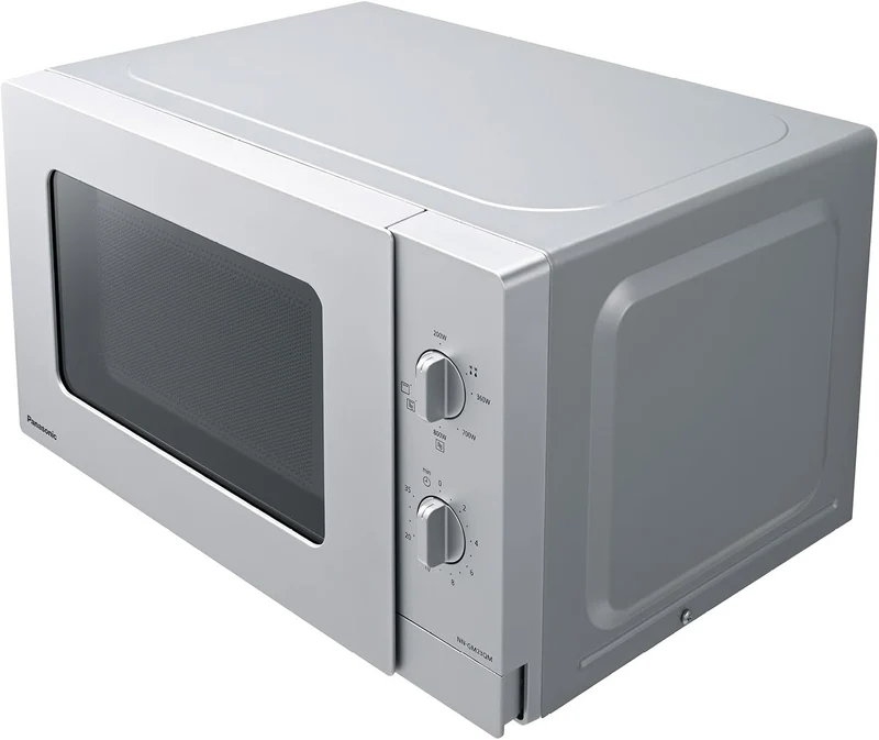 Panasonic NN-GM23QMEPG 20L Grill-Mikrowelle mit Drehteller und Grillrost, 800 W, 1000 W Grill, Aufta