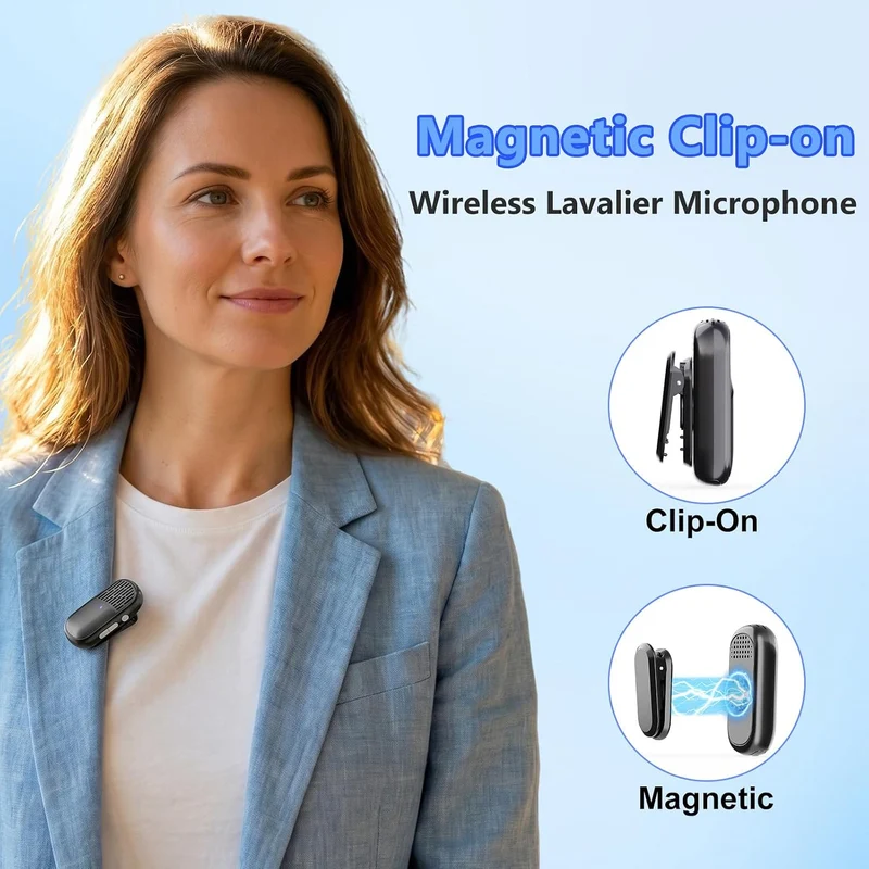 Magnetisches Kabelloses Lavalier Mikrofon mit Sprachverstärker für Lehrer