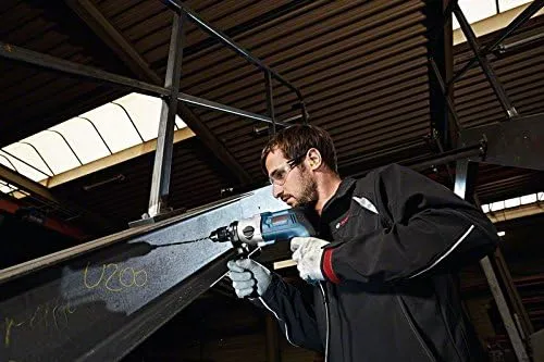 Bosch Professional Bohrmaschine GBM 13-2 RE (inkl. Zahnkranzbohrfutter 1,5-13mm, Zusatzhandgriff, Ti