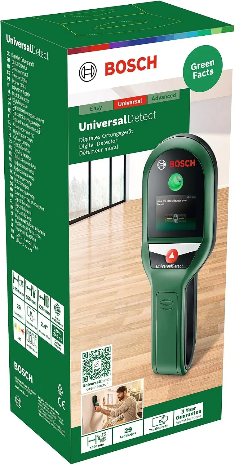 Bosch Ortungsgerät UniveralDetect (Schritt-für-Schritt Display Anleitung für einfache Bedienung, Lei