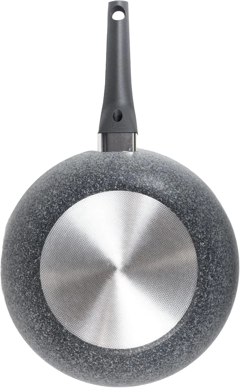 Moneta Sinfonia Wok 28 cm auch für Induktion, verstärkt mit Mineralpartikeln, hergestellt in Italien
