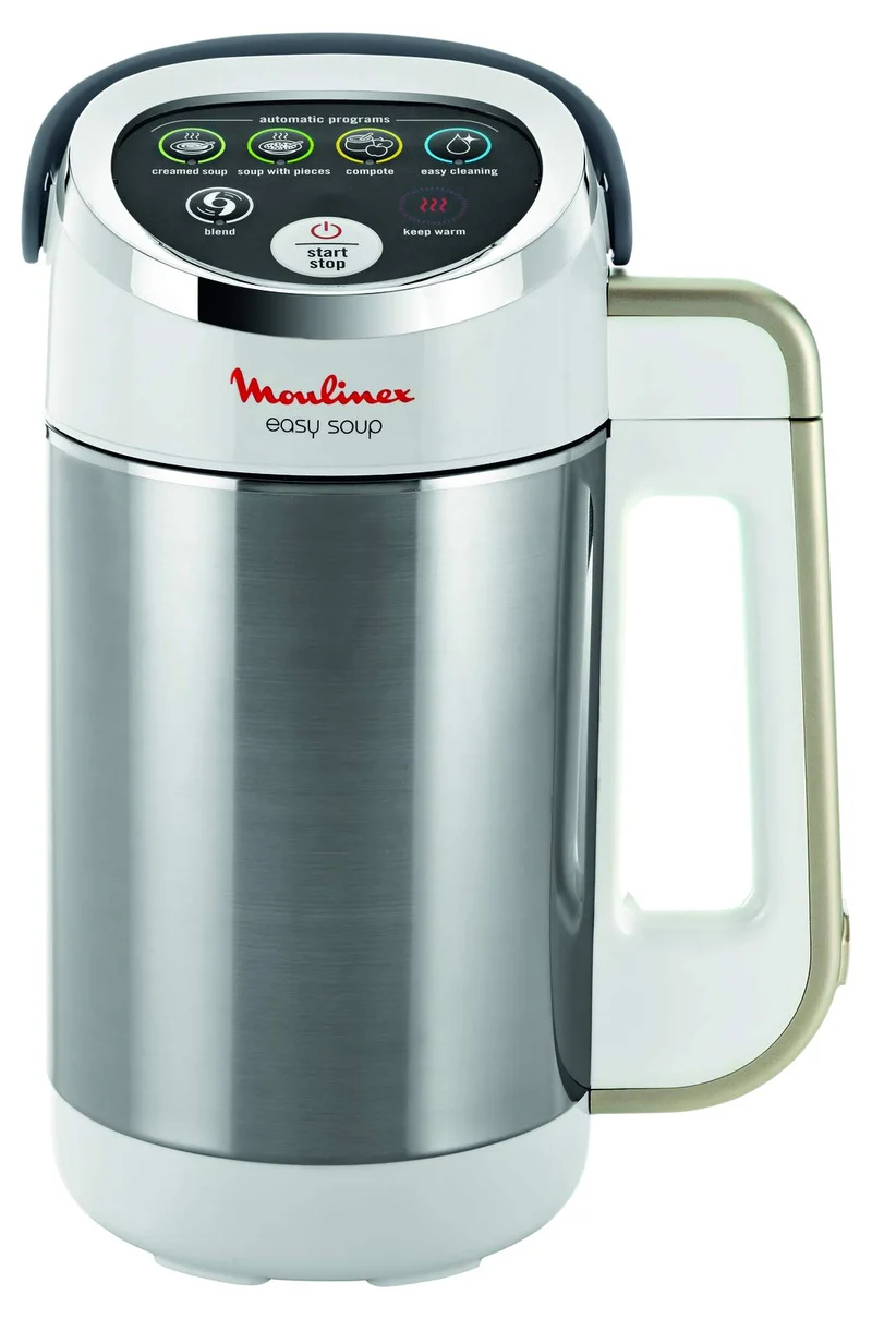Moulinex Easy Soup Standmixer mit 5 automatischen Programmen, doppelwandig, Fassungsvermögen 1,2 l,