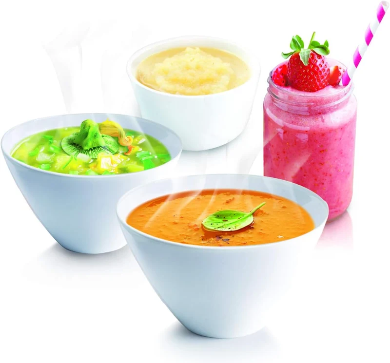 Moulinex Easy Soup Standmixer mit 5 automatischen Programmen, doppelwandig, Fassungsvermögen 1,2 l,