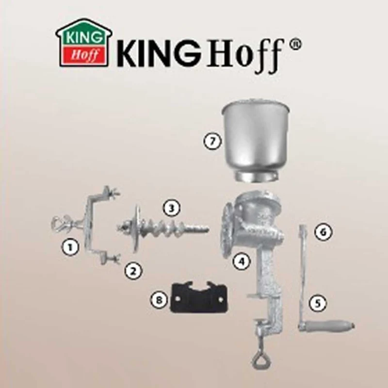 Getreidemühle Handmühle Schrotmühle Nussmühle Mühle KINGHOFF KH-1425