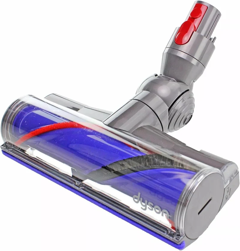 Dyson V10 Cyclone Kabelloser Staubsauger Direktantrieb Reiniger Kopf Turbine Bodendüse, Grau & Lila