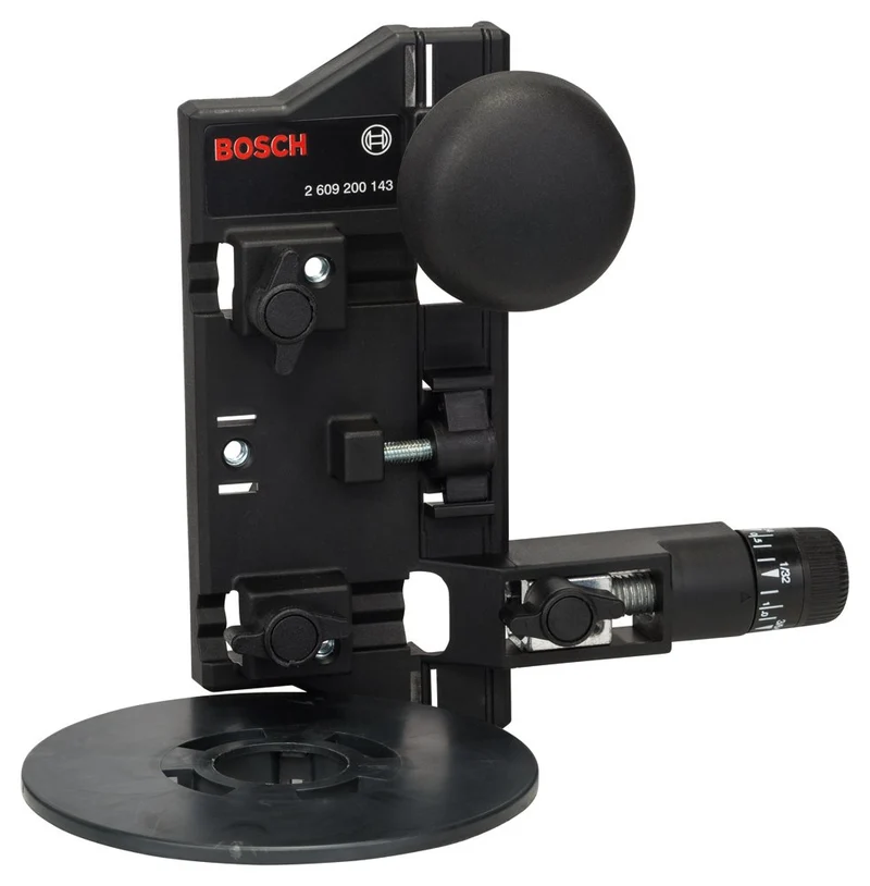 Bosch Professional Fräszirkel und Führungsschienenadapter (Zubehör für
