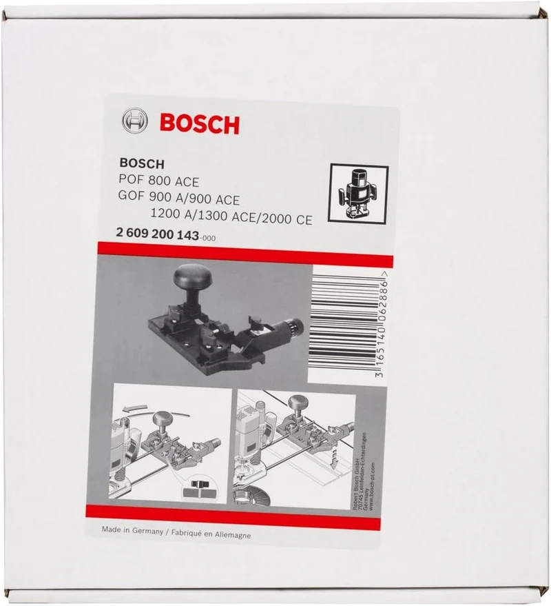 Bosch Professional Fräszirkel und Führungsschienenadapter (Zubehör für