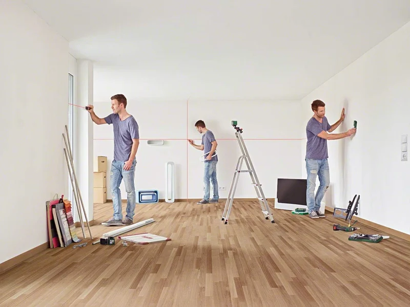 Bosch Ortungsgerät Truvo (Ein-Knopf-Bedienung für einfache Nutzung, Strom & Metall