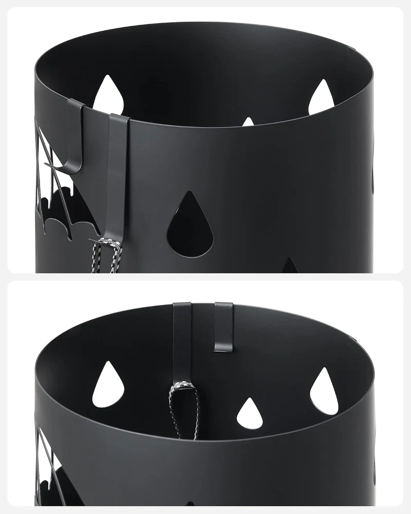 SONGMICS Regenschirmständer, mit 4 Haken, 17 x 41 cm (Ø x H)