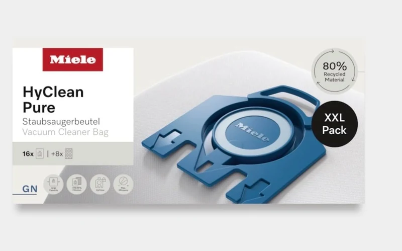 Miele Original Hygiene XXL-Pack GN HyClean 30 / Maximale Lufthygiene/Lange Nutzungsdauer / 16 Staubs