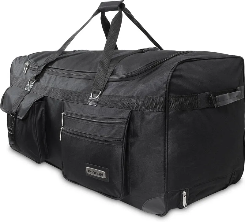 normani Stabile Reisetasche Trolley Big Size XL 80-150 Liter mit 2 Rollen –Robust und wasserabweisen