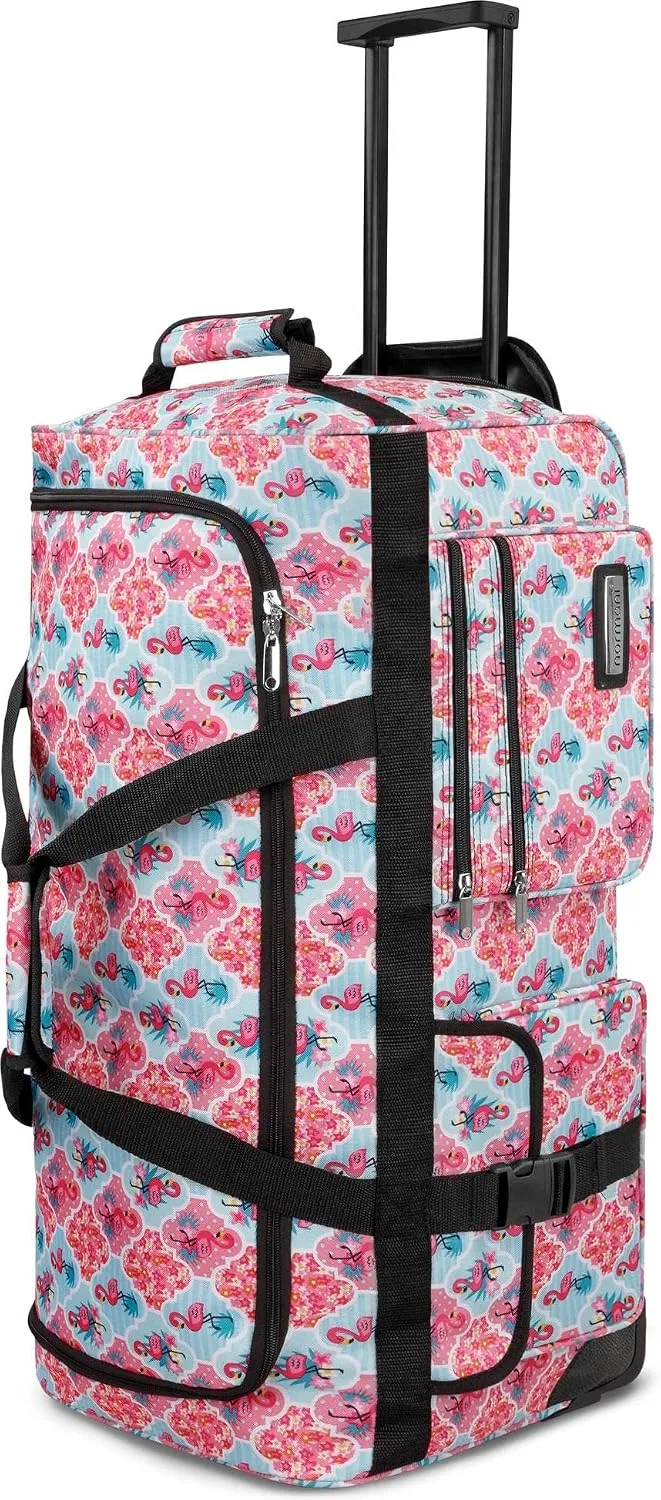 normani Reisetasche 80 L Reise-Trolley Jumbo XXL Big-Travel mit 3 Rollen und grossem Hauptfach - rie