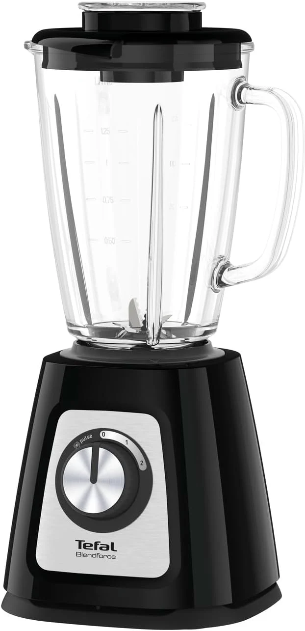 Tefal BL435831 BL4358 Standmixer, Glas, 1.75 liters, Schwarz