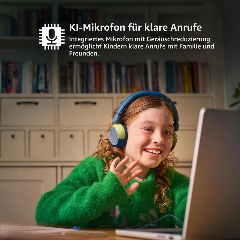 Philips TAK2000MP 2000-Serie mit kabelgebundenem ohraufliegendem Kopfhörer für Kinder, lautstärkenbe