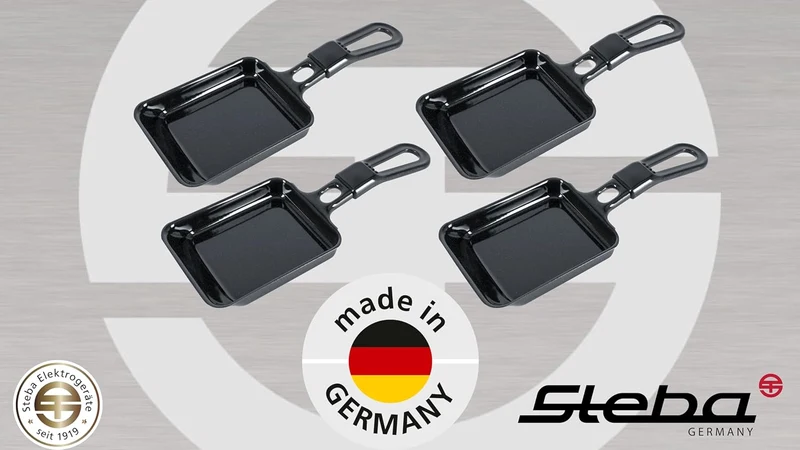 Steba 380005 Universal Raclette-Pfännchen 4er